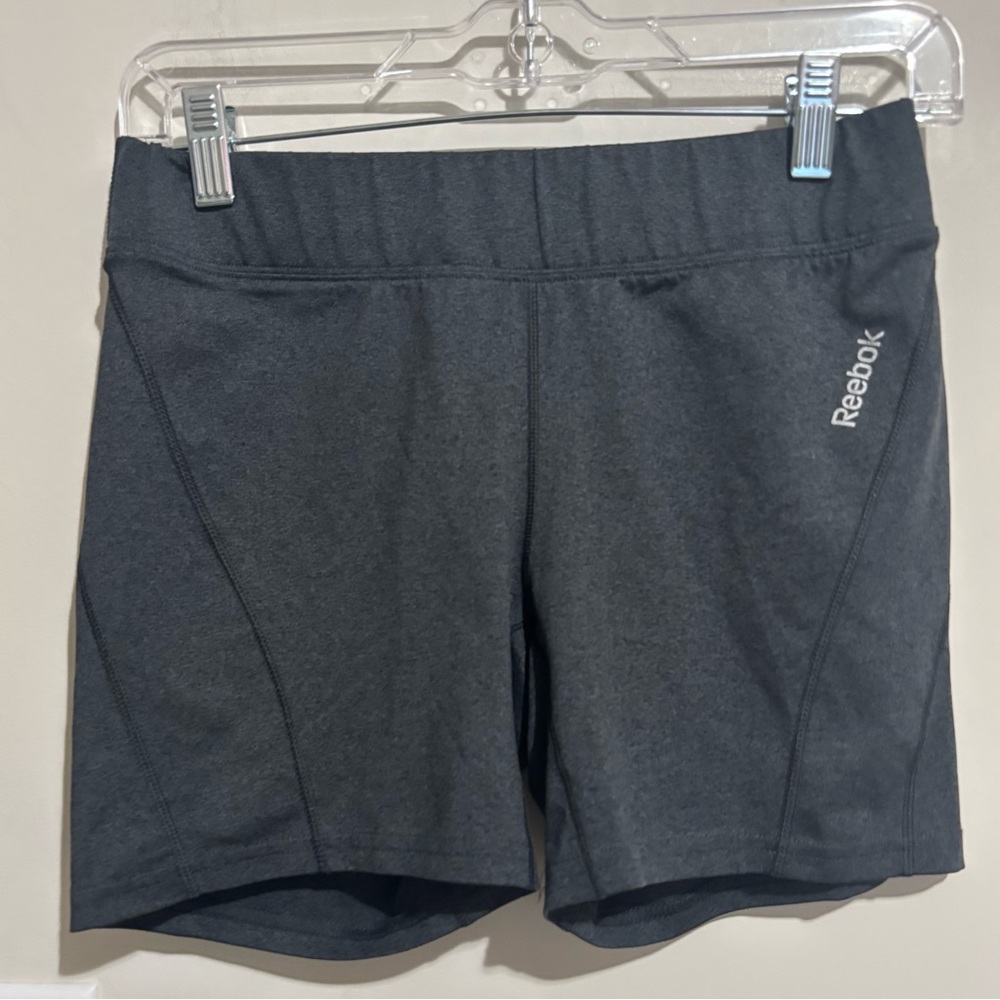 Reebok Women's Charcoal Athletic Shorts